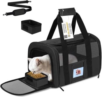Approved Small Dogs Kitten Carriers for Small Medium Cats Under 15lb Collapsible Soft Sided Cat Travel Pet Carrier - Heanoo Bags Co., Ltd. - China
