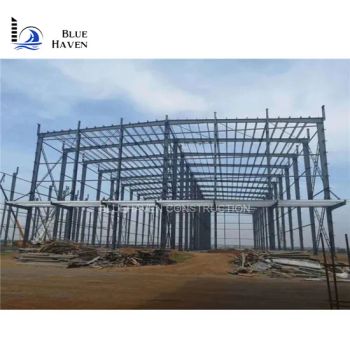 High-Rise Prefab Hall Building Plan Design Steel Structure Construction - Quanzhou Bluehaven Construction Co., Ltd - China