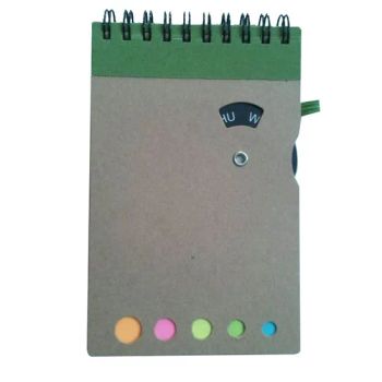 Portable Kraft Hard Cover Paper Circle Day Wheel Spiral Memo Pad for Wholesale Stationery - Winko Industry Co., Ltd. - China