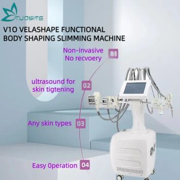 Vacuum Cavitation Vela Slim Shape V10 RF Rolling Massage Body Slimming Systems Cellulite Removal Fat Removal Beauty Equipment - Hebei Tuosite Import & Export Trade Co., Ltd. - China