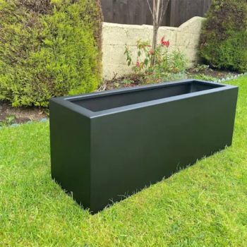 Rectangular Aluminium Trough Planter Garden Flower Pots Size Medium MOQ 3 Pieces Style Simple Trademark No Origin China Thickness 3mm - Henan Smallalley Trading Co., Ltd. - China