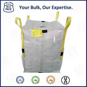 Top Opening Anti-Static Conductive Jumbo Bags Breathable Woven Plastic Tons 1000kg 1ton 1500kg Loading Weight - Xuzhou Multi Solution Packaging Co., Ltd. - China
