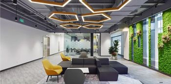Commercial Interior Decoration Service Finish Quality Premium Finish Design Focus Brand-focused Designs Space Layout Functional & Productive - Ambika Designing Studio And Interior - India