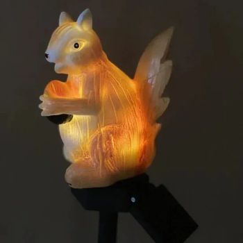Garden Solar Lights Outdoor Decorative Resin Squirrel Solar LED Lights with Stake - Ningbo Bone International Trading Co., Ltd. - China