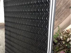 Shoe Sole Material EVA Foam Sheet Black Sole with White Stripes - Oneof Industrial Co., Ltd. - China