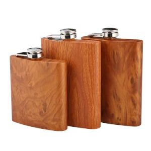 Custom 2 4 6 8oz Alcohol Hip Flask Male Whisky Wine Pot Bottle Portable Pocket Box Set Outdoor Stainless Steel Hip Flasks - Jinjiang Chendai Yilai Craft Company - China