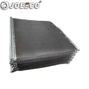 Factory Price Customized Hook Vibrating Sieve 65mn 45 Crimped Iron Wire Mesh Stone Woven Screen Mesh - Joesco Hebei Metal Products Inc - China