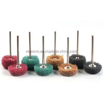 3mm Hanld Non Woven Grinding Polishing Wheels Head Flap Wheel for Jade Surface Buffing Care - Riken Mn Coated Abrasives Co., Ltd. - China