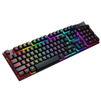 104 Keys Mechanical Suspended LED Backlit Rainbow Gaming Keyboards - Dongguan Jinruixin Technology Co., Ltd. - China