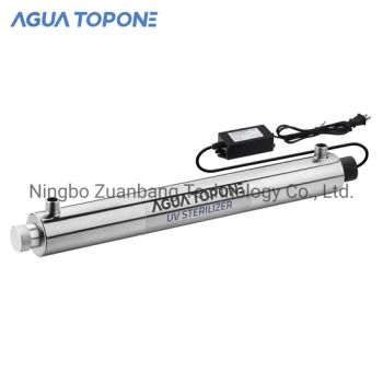 Agua Topone Stainless Steel 304 6gpm 25W UV Water Purifier MOQ 1 Unit Origin China Voltage 220V Service OEM, ODM Model NO. - Ningbo Zuanbang Technology Co., Ltd. - China