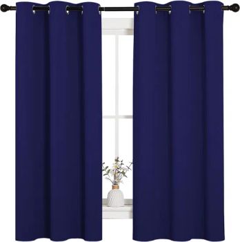 Blackout Curtains for Living Room, Grommet Window Curtains, Privacy Protect Room Darkening Single Panel Curtains - Shaoxing City Xinlan Textile CO., LTD. - China
