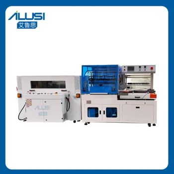 Automatic L Bar Sealer and Shrink Wrap Food Packaging Machine for POF Film Sealing and Shrink Pack of Cakes Chocolate Noodles Processed Bags - Guangzhou Ailusi Machinery Co., Ltd. - China