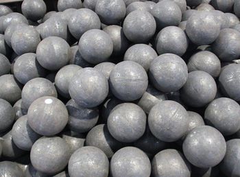 80mm Forged Grinding Steel Balls Manufacturer for Mine Toughness High Material Steel Impact Resistance High Barrel Size 89 Χ 58 Cm - Shandong Huamin Steel Ball Joint-stock Co,ltd. - China