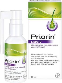 Bayer Priorin Liquid Spray, 50 ml Volume 50 Ml Form Liquid Spray Fragrance Light, Pleasant Suitable For Men And Women Material Glass, Other, -  DAEWKAEW PANTAMANG Co., Ltd - Thailand