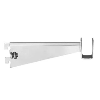 Factory Price Supermarket a Column Slotted Channel Adjustable Square Tube Metal Hanging Display Hooks Glass Shelf Bracket - Ownway Display Equipment (Guangzhou) Co., Ltd. - China
