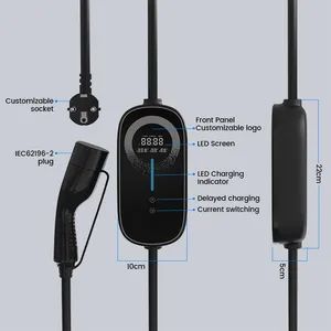 Portable EV Charger 7kw Type 2 Car Charger Electric Car Charger Portable Charging Station for Home - Guangzhou Speed Concept New Energy Co., Ltd. - China