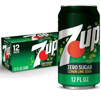 7 UP ZERO SUGAR CN, 12OZ/12PKX2 - A&A FOOD DISTRIBUTORS - United States