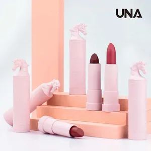 Create Your Own Solid Lipstick Brand Lipstick Matte My Own Logo Best Lipstick Waterproof Lip Stain - Shantou Una Cosmetics Co., Ltd - China