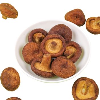 Wholesale Low price 200 gram dehydrated shiitake mushroom chips dried fruits and vegetables vacuum fried mushroom snacks - Shandong Guangtou Liji Food Co., Ltd. - China