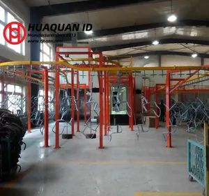 Compact Design Powder Spray Booth with Integrated Exhaust Air Purification System - Tianjin Huaquan Environmental Protection Technology Co., Ltd - China