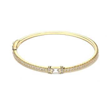 Fashion Women Zinconia Bracelet Bangle Jewelry Gold Plated Bangles - Guangzhou Leaye Jewelry Limited - China