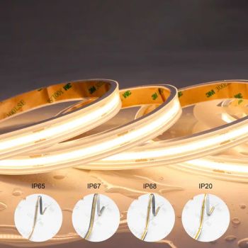 High-End Dimmable Kit 5m 900lm/M 3000K 6500K Flexible LED Strip Light COB - Shenzhen Led Home Opto-Electronics Co., Ltd. - China