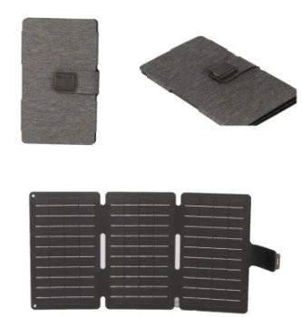 Foldable Solar Panel Charger USB Mobile Phones and Power Banks - Qinhuangdao Yukuan Trading Co., Ltd - China