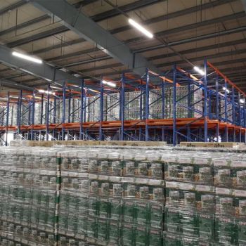 soft drink storage drive in pallet rack Height 5-15m Origin Nanjing Material Steel Trademark KAKU Structure Rack Color - NANJING KAKU WAREHOUSE EQUIPMENT CO., LTD. - China