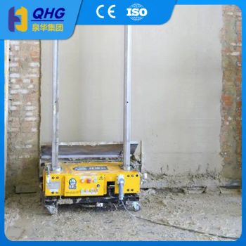 800mm/1000mm Width Automatic Wall Plastering Machine White Cement Plaster Spraying Machine Rendering Machines - Shandong Quanhua Intelligent Equipment Co., Ltd. - China
