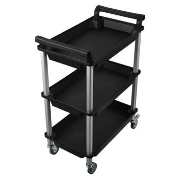 China Factory Heavy Duty 3-Tier Storage Rolling Hand Carts Trolleys for Workshop - Ningbo Jingyan Tools Co., Ltd. - China
