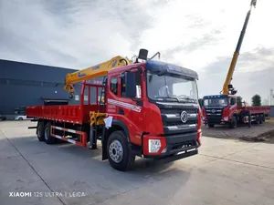 Small Lifting Equipment Hydraulic Jib Truck Crane Telescopic Boom 6.3 Ton Truck Mounted Crane with Straight Arm - Shandong Eric Special Vehicle Co., Ltd. - China