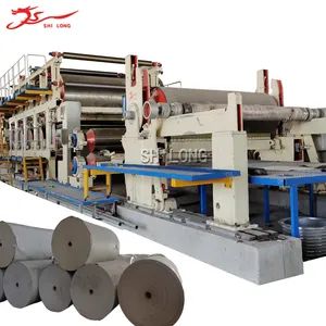 Paper Machine Waste Cartoon Recycling Pulp Corrugated Cardboard Paper Making Machine Kraft Paper Machinery - QinYang ShiLong Machinery Manufacturing Co., Ltd. - China