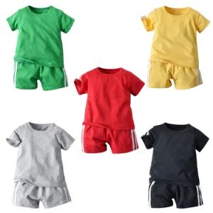 Children's Summer Clothing Sets Sports Suit for Infant Girls Boys - Shijiazhuang Cool Apparel Co., Ltd. - China