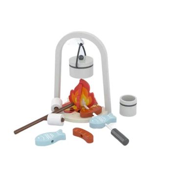 Picnic Camping Set Wooden BBQ Toys Kids Kitchen Food Toys - PIN INTERNATIONAL (NINGBO) LTD. - China