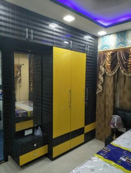 Wardrobe Designing Service, Work Provided: Wood Work & Furniture - A J Construction - India