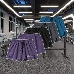 in Stock Summer Boys Sports Lightweight Quick Dry Running Athletic Biker 2 Layers Polyester Custom Gym Basketball Shorts for Men - Guangzhou Boba Trading Co., Ltd. - China