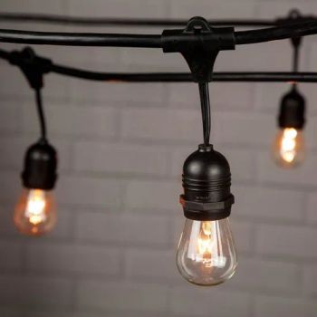 Christmas Lights 48FT 15 E26 Bulbs Outdoor Bistro Decorative LED String Lights - Zhongshan Night Watcher Lighting Co, Ltd - China