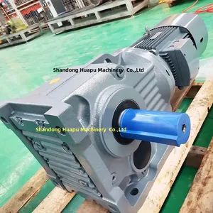 AK97 reducer motors, reduced gear box, with helical bevel gears - Shandong Huapu Machinery Co., Ltd - China