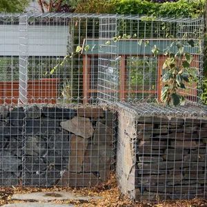 Galvanized Welded Gabion Mesh for Garden Welded Gabion Wall Welded Gabion Cage - Hebei Dunqiang Hardware Mesh Co., Ltd. - China