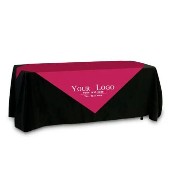 Table Runner Skirt Throw Cover Custom Event Trade Show Tablecloth - Suzhou Zhijie Advertising Co., Ltd. - China
