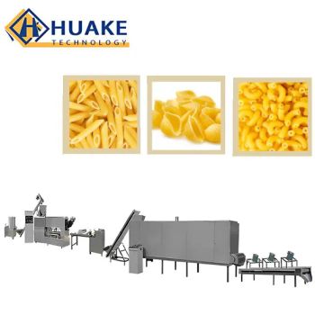 Pasta Making Machine Noodle Macaroni Spaghetti Penne Pasta Macaron Making Machine Grain Processing Machinery - Shandong Huake Machinery Technology Co., Ltd. - China