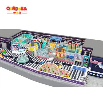 Large Outdoor Playgrounds with Slides for Endless Fun Condition New Age 3-12 Years Color Customized Trademark QORDOBA Structure 3 - Huaqi Amusement Equipment (Guangzhou) Co., Ltd. - China