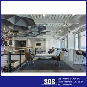 Sound Absorbing Hexagon Acoustic Wall Panels Polyester Acoustic Panels Pet Felt Soundproof Wall Panel - Jiang Su Th-Star Acoustics Material Co., Ltd. - China