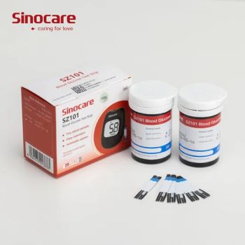 Sinocare Glucose Sensor Monitors Diabetes Testing Machine Glucometer Glucose Meter Blood Sugar Test Strips Diabetic Test Strips - Changsha Sinocare Inc. - China