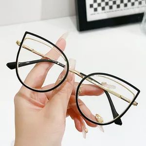 New Cross-Border Glasses/Concave Shape Can Be Matched with Glasses/High-Grade Metal Anti-Blue Light Optical Frames - Yibin Haixun Machinery Technology Co., Ltd. - China