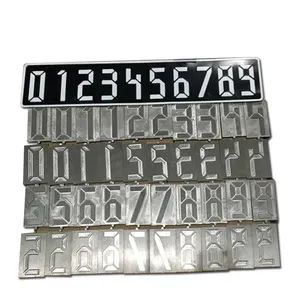 Custom Name Plate Aluminium Car License Plates with Customized Logo - Guangzhou New Zhonglian Building Materials Co., Ltd. - China