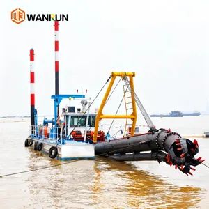 High Capacity 1500m³/H Rivers&Lakes Dredging Machinery Gold Mining Dredge Sand Cutter Suction Dredger with Water&Mud Pump - Shandong Wanrun Intelligent Equipment Co., Ltd. - China