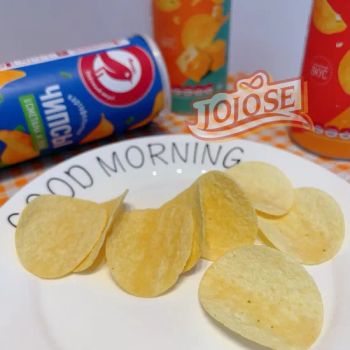 Jojose Foods Potato Auchan Supermarkets Supplier Factory 110g 30g 35g 40g 70g 100g 120g 160g Snacks Halal Crisps Chips in Can Tins - EVERGREEN CORPORATION CO., LTD. - China