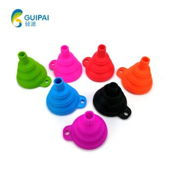 Silicone Collapsible Funnel Cooking Tools Flexible Hopper for Oil Liquid - Zhongshan Mingxin Silicone Manufactory - China