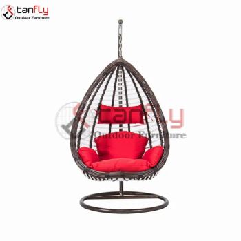 Outdoor Hammock Garden Swing Chair Garden Rattan Hanging Egg Chair Patio Swings - Foshan Tanfly Furniture Co., Ltd. - China